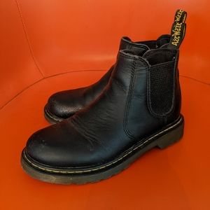 Doc Martens black zipper boots